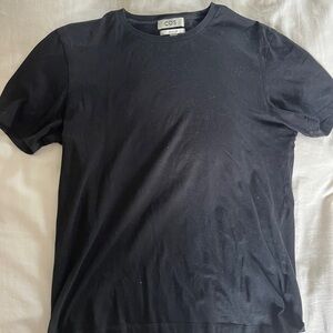 Cos black t shirt mens - medium